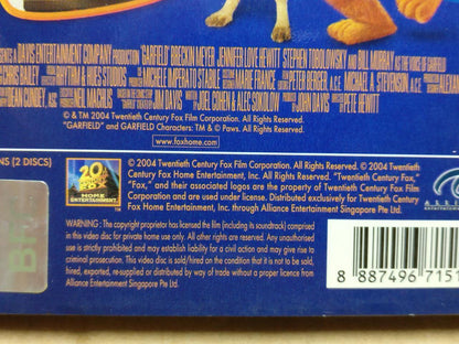 Garfield The Movie Cartoon Animation Comedy Singapore Video 2x VCD FCB2311