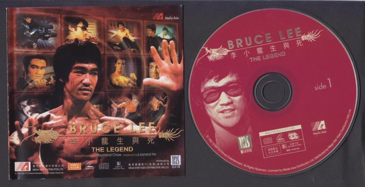 Hong Kong Movie The Legend Bruce Lee 李⼩龙 Hong Kong 2x VCD Video CD FCS7180