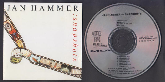 Mega Rare Jan Hammer Snapshots 1989 Germany CD FCS6491