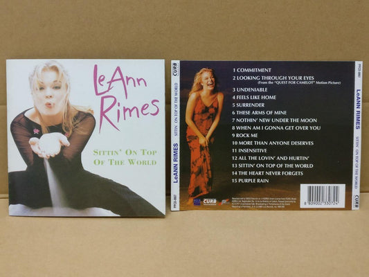 LeAnn Rimes Sittin' On Top Of The World 1998 Mega Rare Korea CD FCS8685