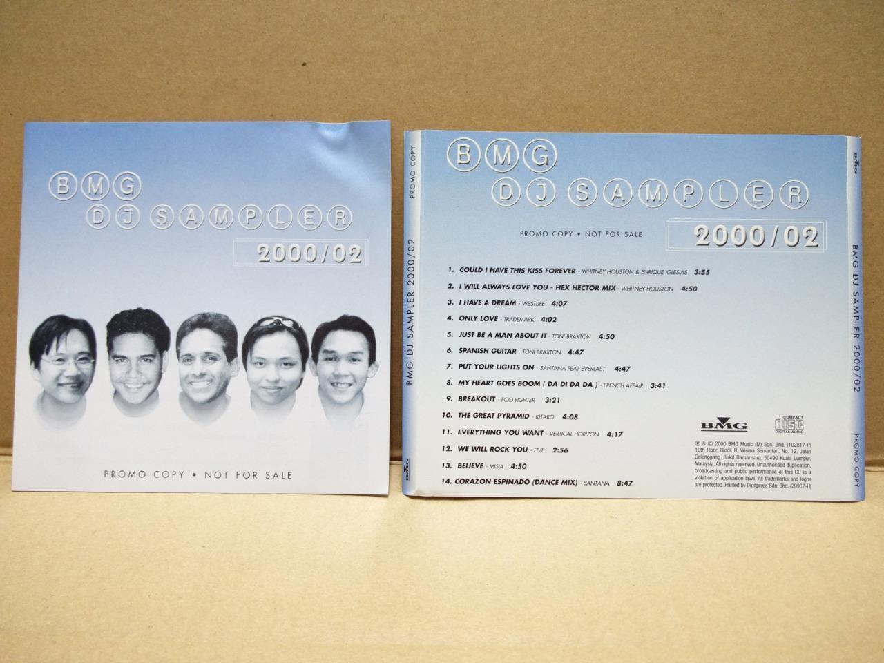 Mega Rare BMG DJ Sampler Whitney Houston Westlife Song Promo Malaysia CD FCS7621