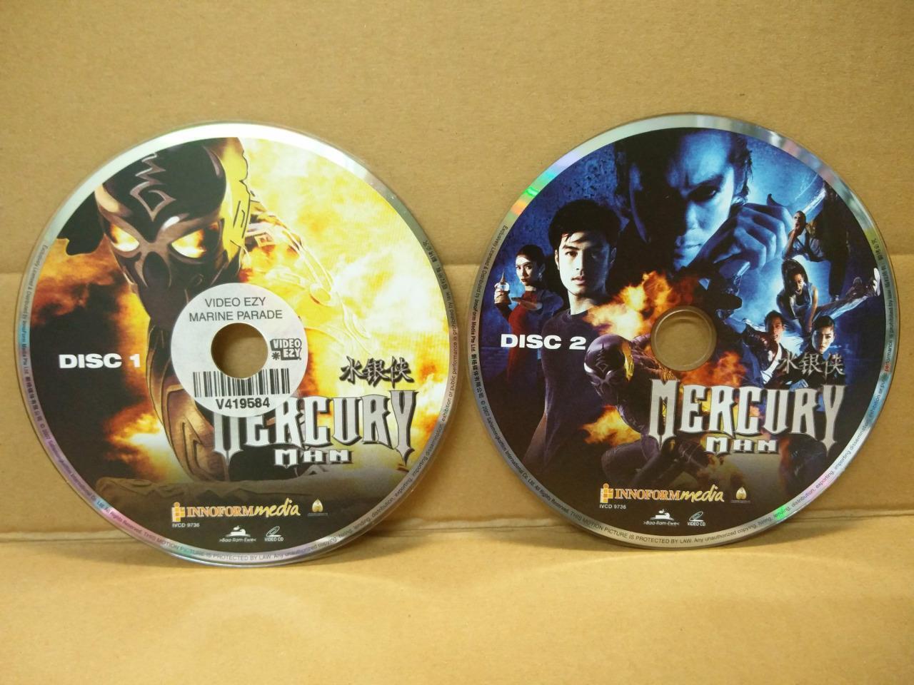 Thailand Superhero Movie Mercury Man Metinee Kingpayome Singapore 2x VCD FCS8310