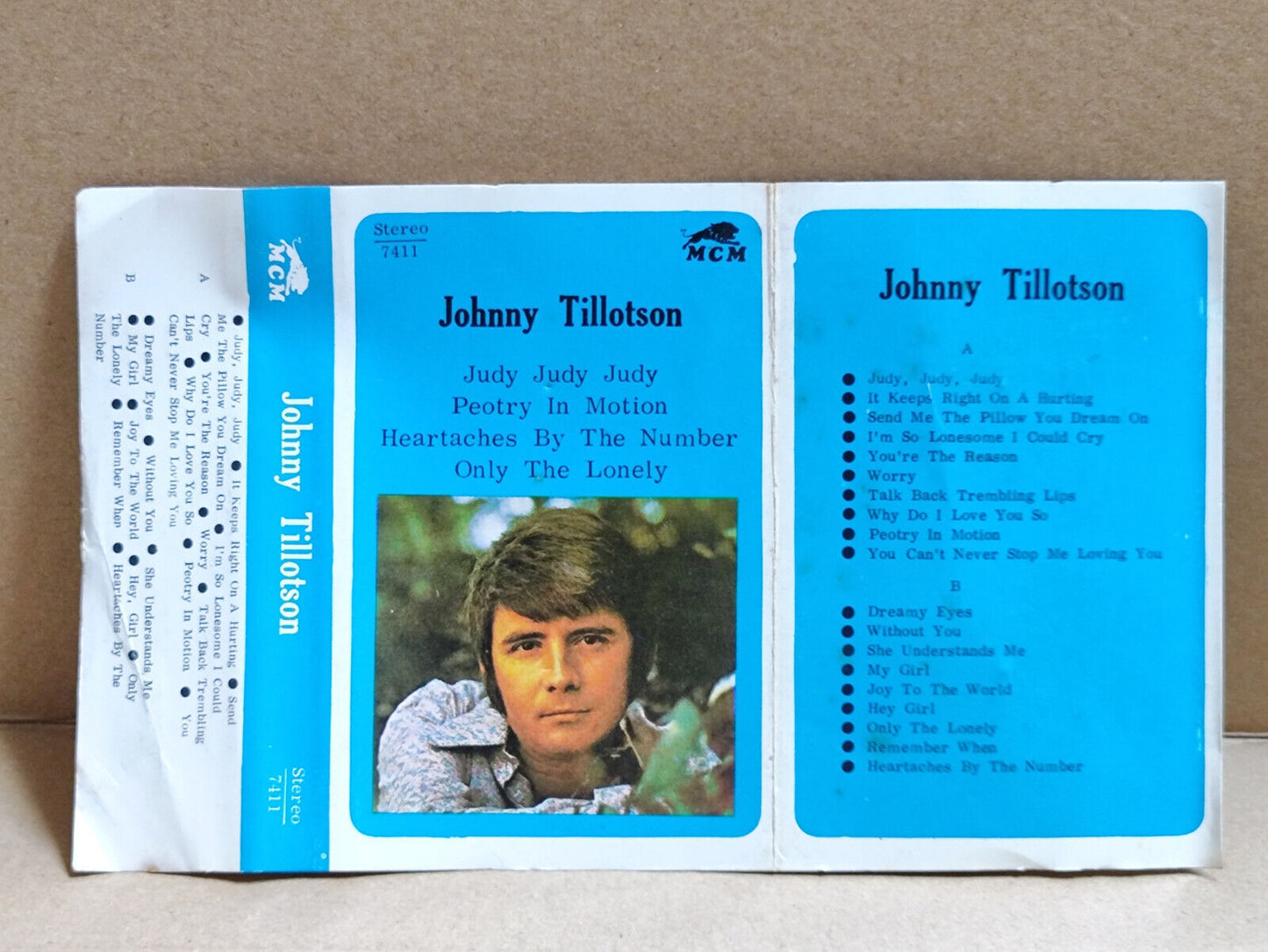 AMM68 JOHNNY TILLOTSON JUDY JUDY JUDY RARE MCM LABEL SINGAPORE CASSETTE (CS2296)