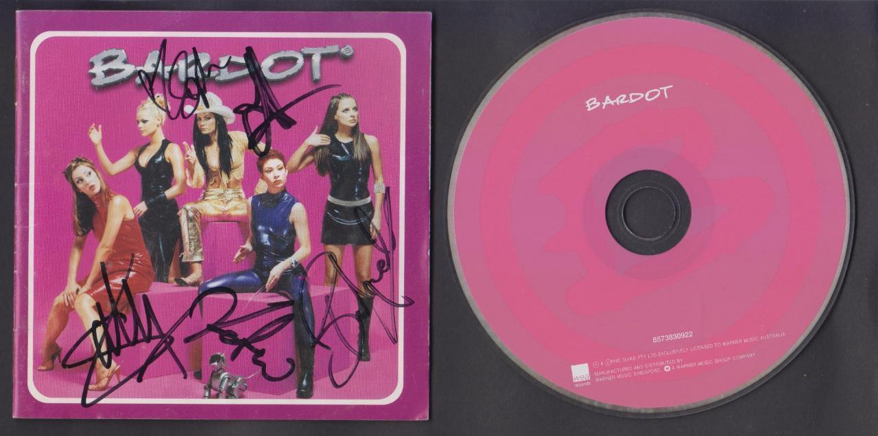Mega Rare Bardot Warner Music Singapore Autograph CD FCS6477