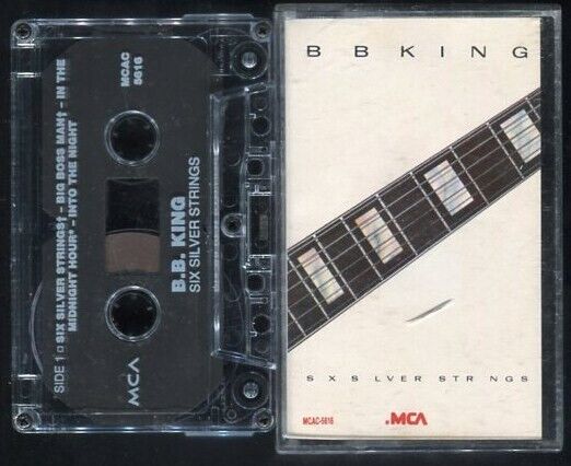 B.B. King 1985 Six Silver String Mega Rare Malaysia Kuala Lumpur Cassette CS023