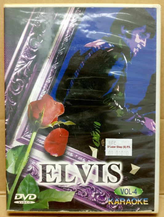 Elvis Presley Songs Only Karaoke Unique Cover Rare Taiwan DVD Rose FCBL091