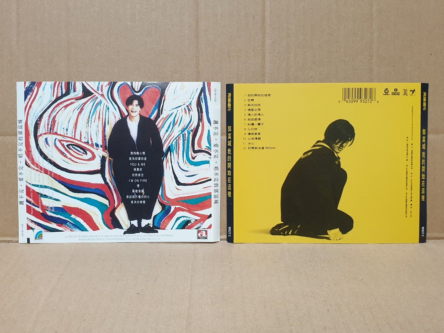 Hong Kong Aaron Kwok 郭富城 Chinese 7x CD Set Lot Of 7 (FCS10336) G