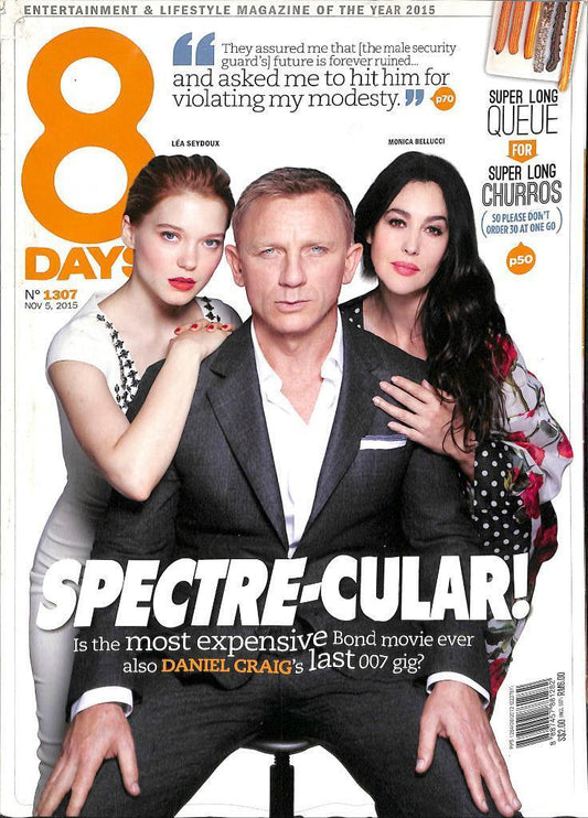 8 Days  Singapore Magazine Daniel Craig Bond 007 Handsome Macho Man (8D1307a