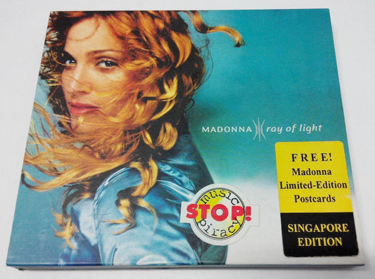 Mega Rare Madonna Ray Of Light CD Singapore Limited Edition 5x Postcards FCB2037