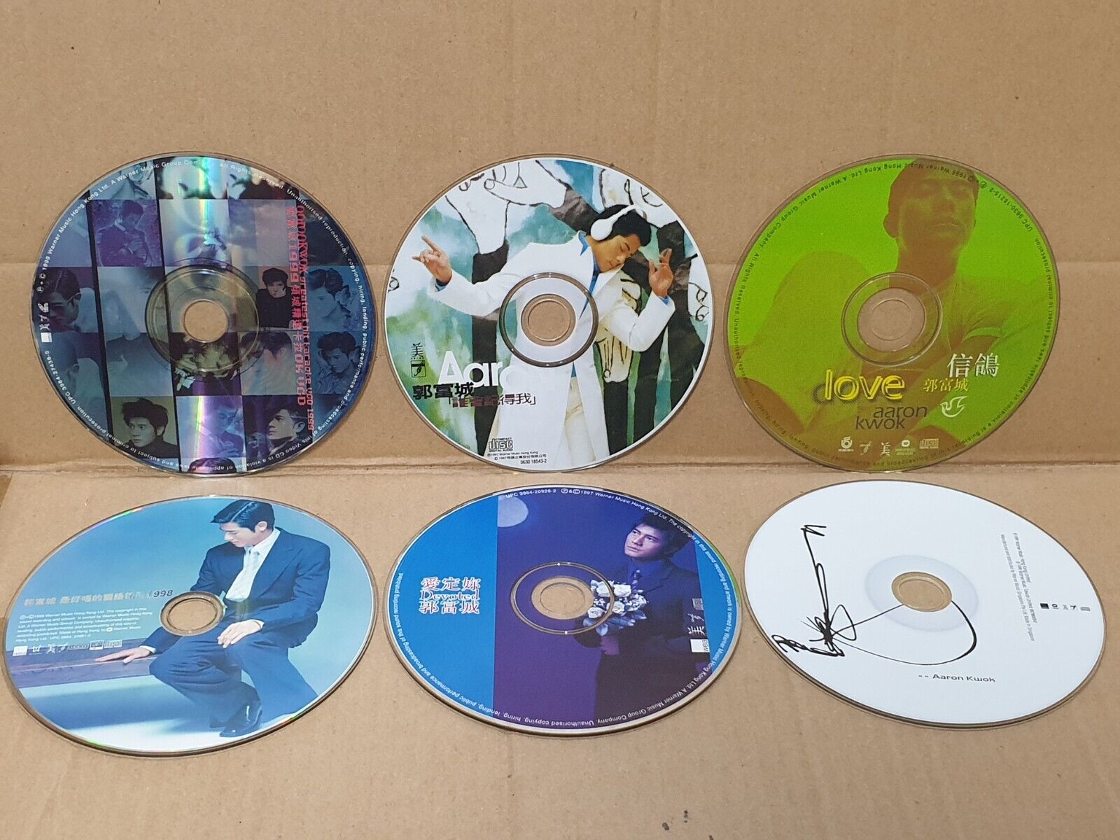 Aaron Kwok 郭富城 Chinese 7x CD + VCD +(2x VCD)+(CD+VCD) Set Lot Of 10 (FCS10346) L