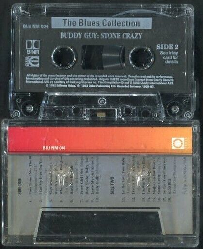 Buddy Guy The Blues Collection Stone Crazy 1993 USA Cassette CS412