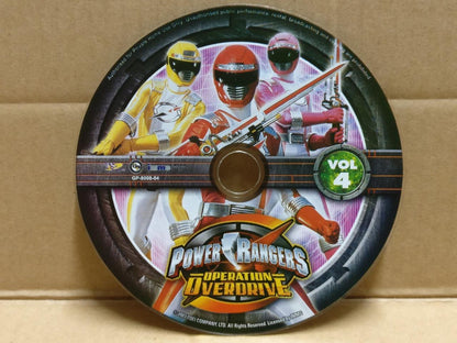 Power Rangers Operation Overdrive (4) Rare Singapore Video VCD & Card FCS9611