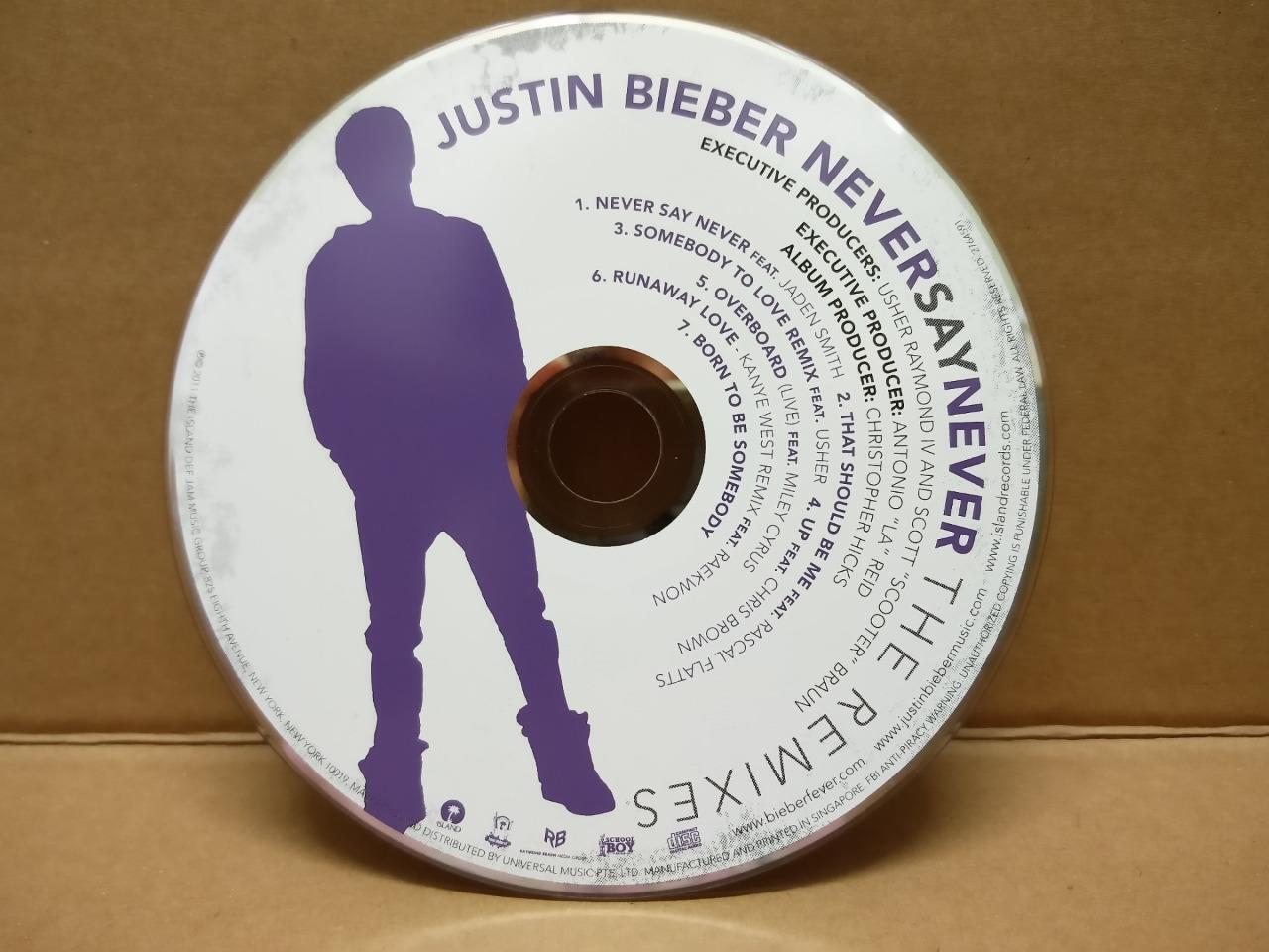 Mega Rare Justin Bieber Never Say Never The Remixes 2011 Singapore CD FCS8525