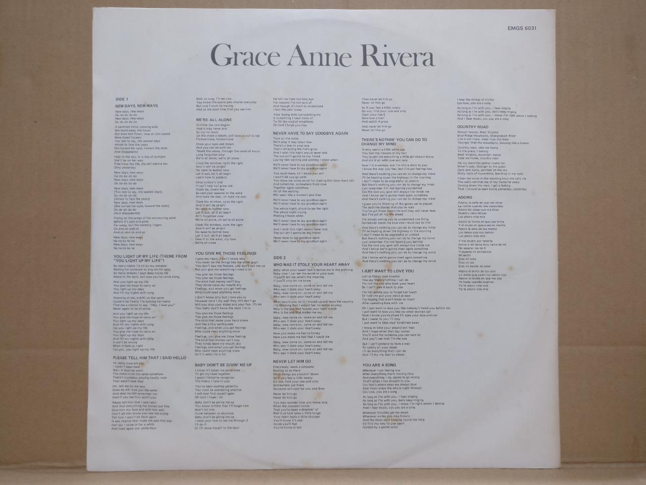 Mega Rare Philippine Grace Anne Rivera New Days..New Ways English HK LP CLP5541