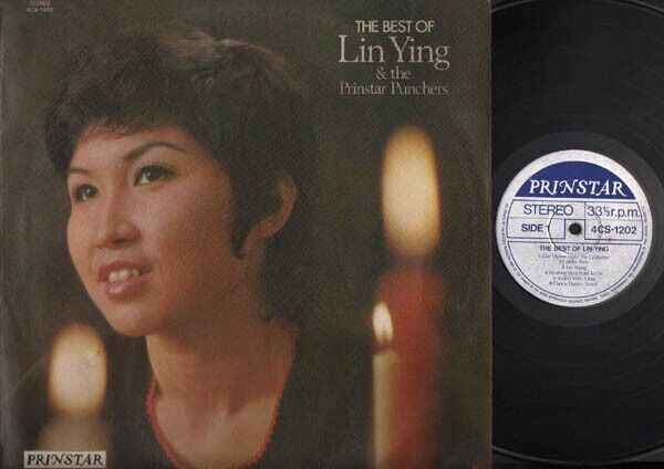 Singapore Chinese Lin Ying 林樱 & The Prinstar Punchers  Band English LP CLP2933