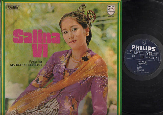 Mega Rare Malay Indonesia Salina VI With Marjono & His Boys Band 12" LP MLP368