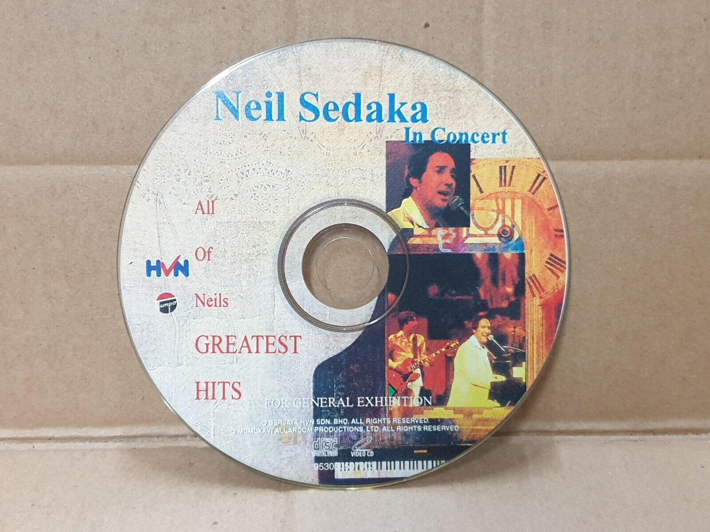 Neil Sedaka In Concert Malaysia  English Video CD VCD (FCS10236)