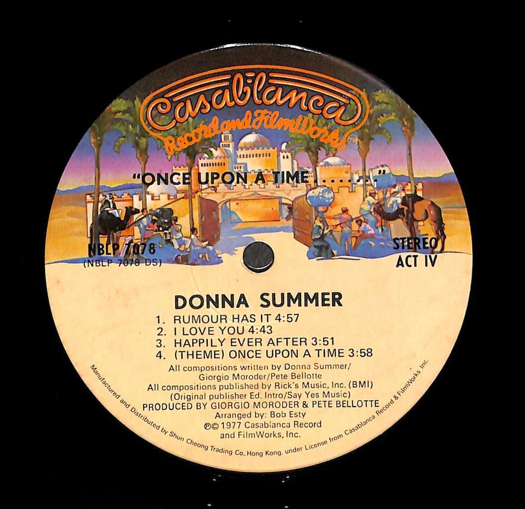 Donna Summer Once Upon A Time 1977 Rare Hong Kong G/F English 2x LP ELP2383