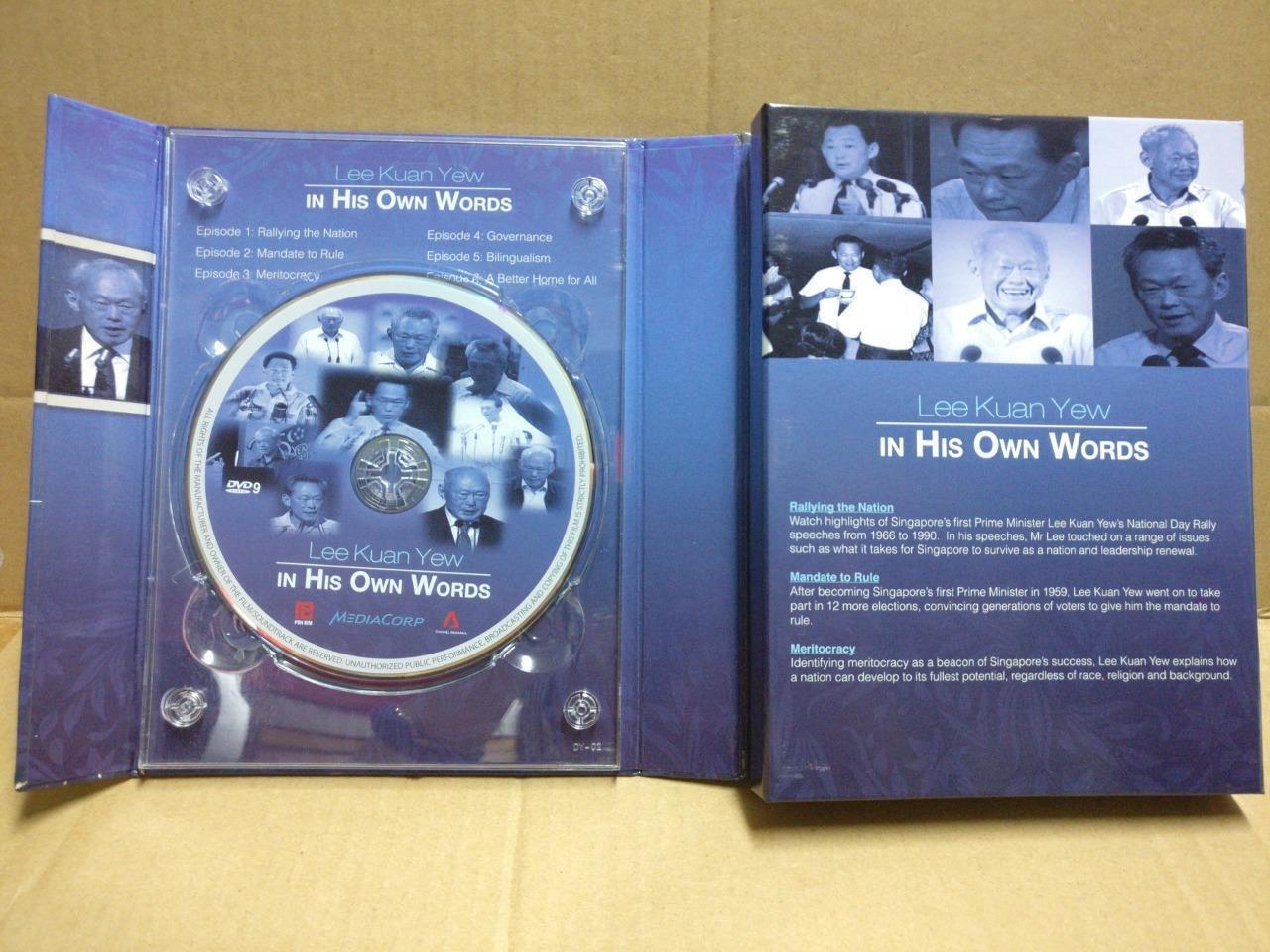 Lee Kuan Yew In His Own Words Singapore 4x DVD FCB2187