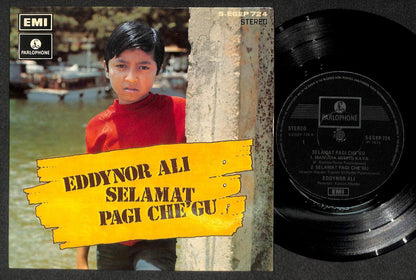 Mega Rare Malay Teenager Singer Eddynor Ali 1971 P.Ramlee Song EMI 7" EP MEP522