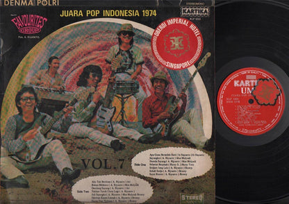 Malay Pop Indonesia 1974 & Favourite's Group Broery Mus Mulyadi 12" LP MLP300