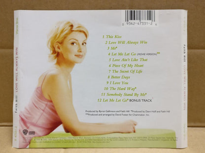 Faith Hill Love Will Always Win 1999 Rare Singapore CD FCS9866