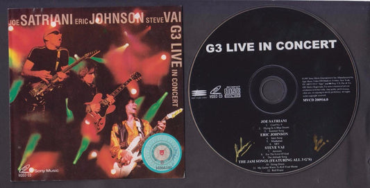 G3 In Concert Joe Satriani Eric Johnson Steve Val The Jam Song Video VCD FCS7019