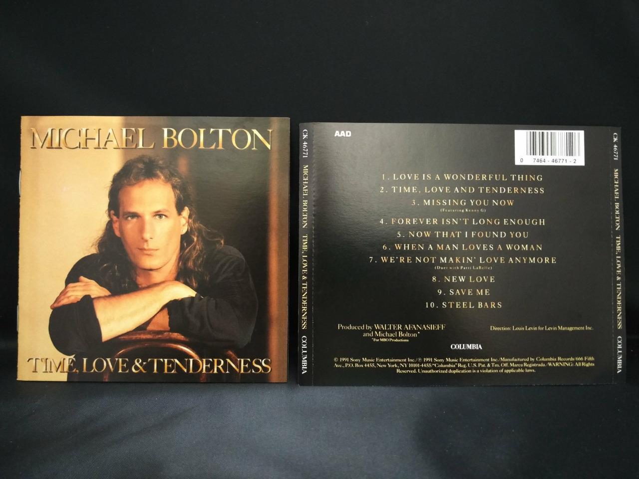 Micheal Bolton Time, Love & Tenderness 1991 USA CD FCS8069