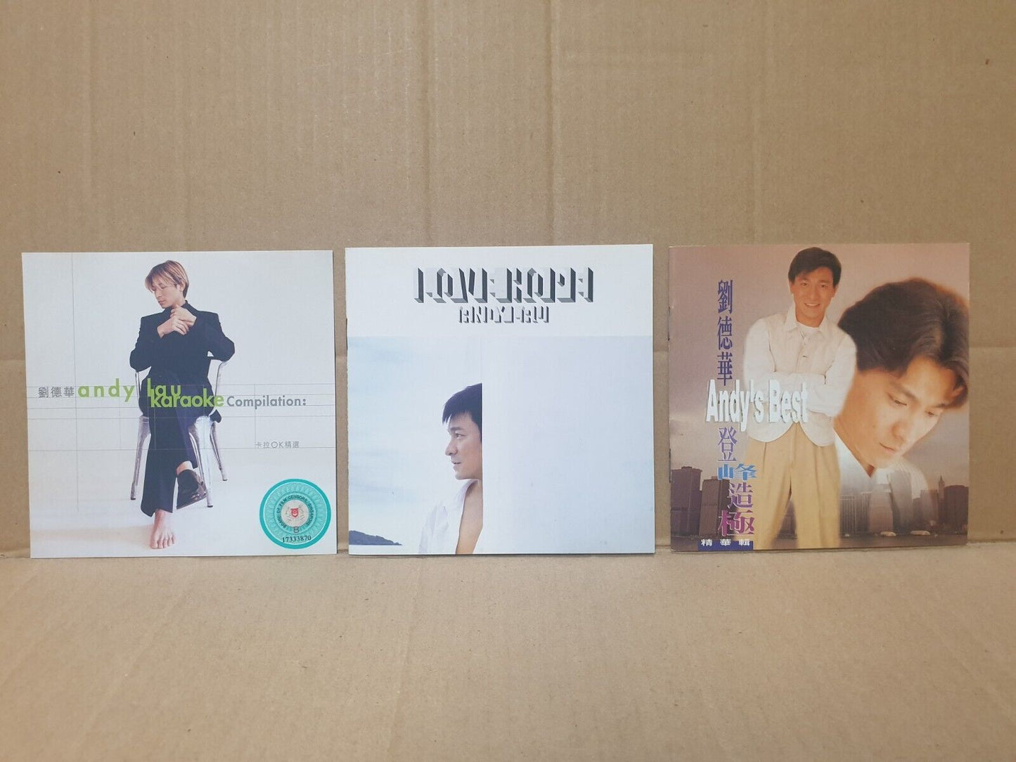 Andy Lau 刘德华 劉德華 Chinese 3xCD+2xVCD+ 2x(2xCD)+ 2x(2xVCD) Set Lot Of 9 FCS10350 L