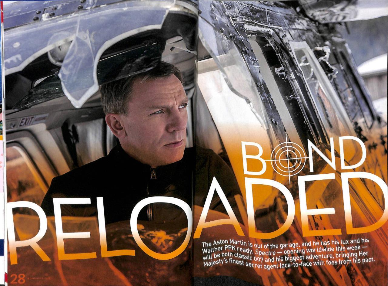 8 Days  Singapore Magazine Daniel Craig Bond 007 Handsome Macho Man (8D1307a