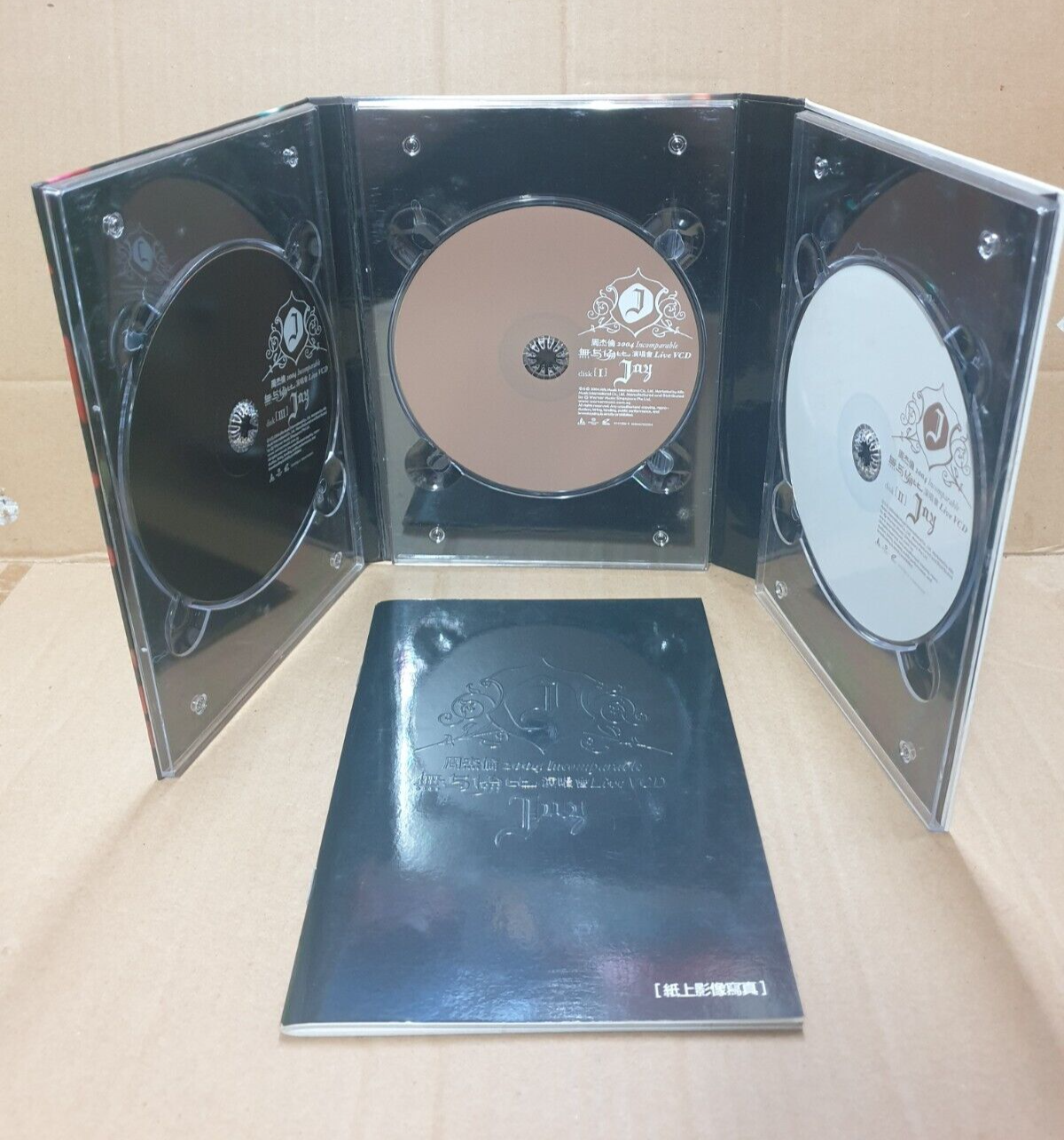 Taiwan Jay Chou 周杰伦 无与伦比 2004 Singapore Chinese Video CD 3x VCD (FCB2473)