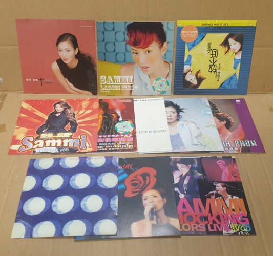 Sammi Cheng  郑秀文 鄭秀文 Chinese CD+(CD+VCD)+3xVCD, etc Set LOT Of 11 (FCS10351) L