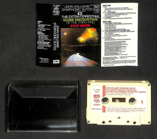 John Williams Symphonic Suites E.T. Starwars Mega Rare Malaysia Cassette CS1968