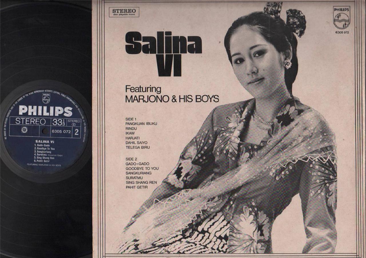 Mega Rare Malay Indonesia Salina VI With Marjono & His Boys Band 12" LP MLP368