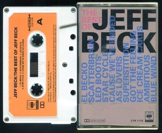 Jeff Beck 1986 Cassette CBS Sony Hong Kong CS002