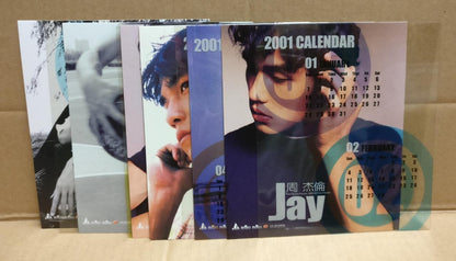 Mega Rare Taiwan Jay Chou 周杰伦 2001 BMG Calendar Cards FCB1871