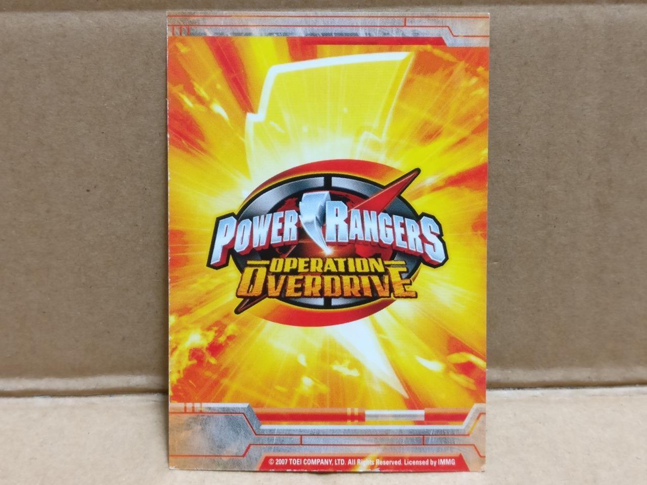 Power Rangers Operation Overdrive (3) Rare Singapore VCD Video CD & Card FCS9610