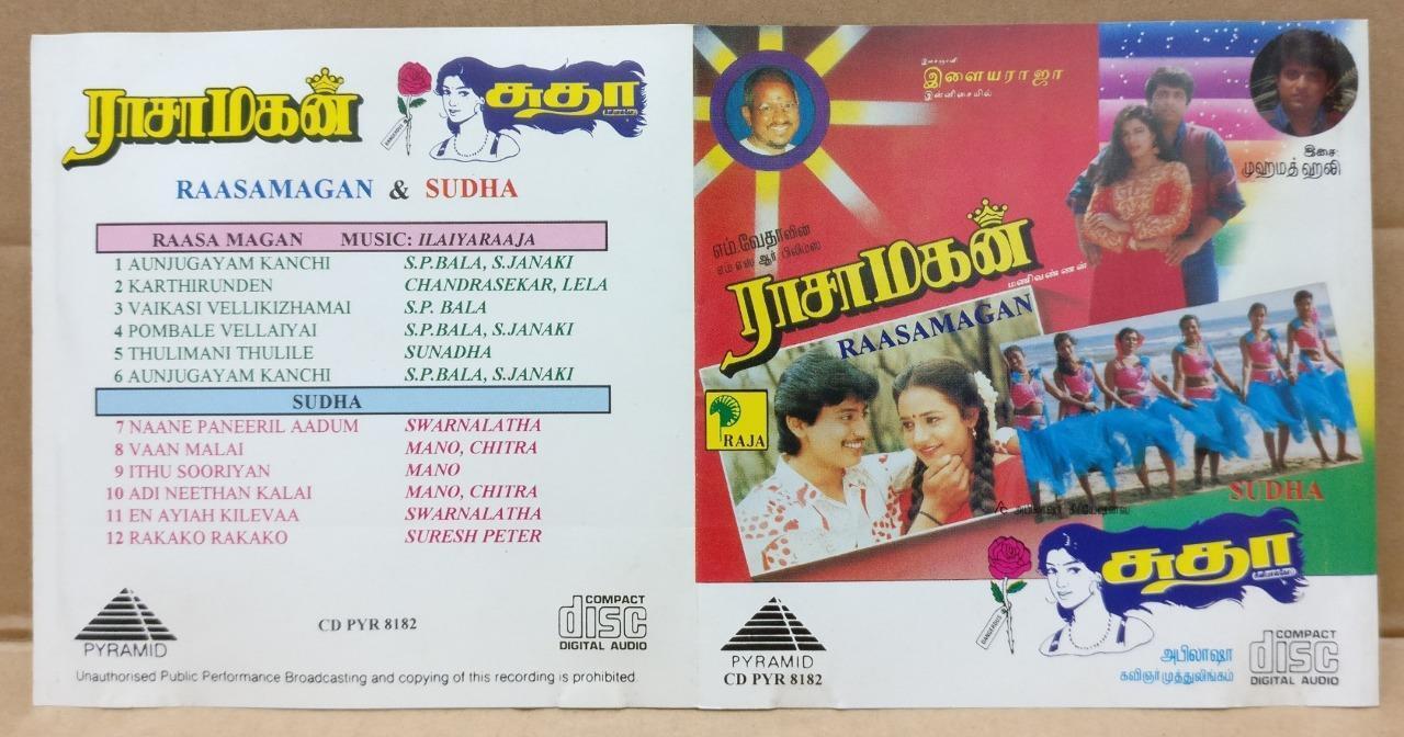 India Bollywood Movie OST Raasamagan & Sudha Pyramid Singapore CD FCS9178