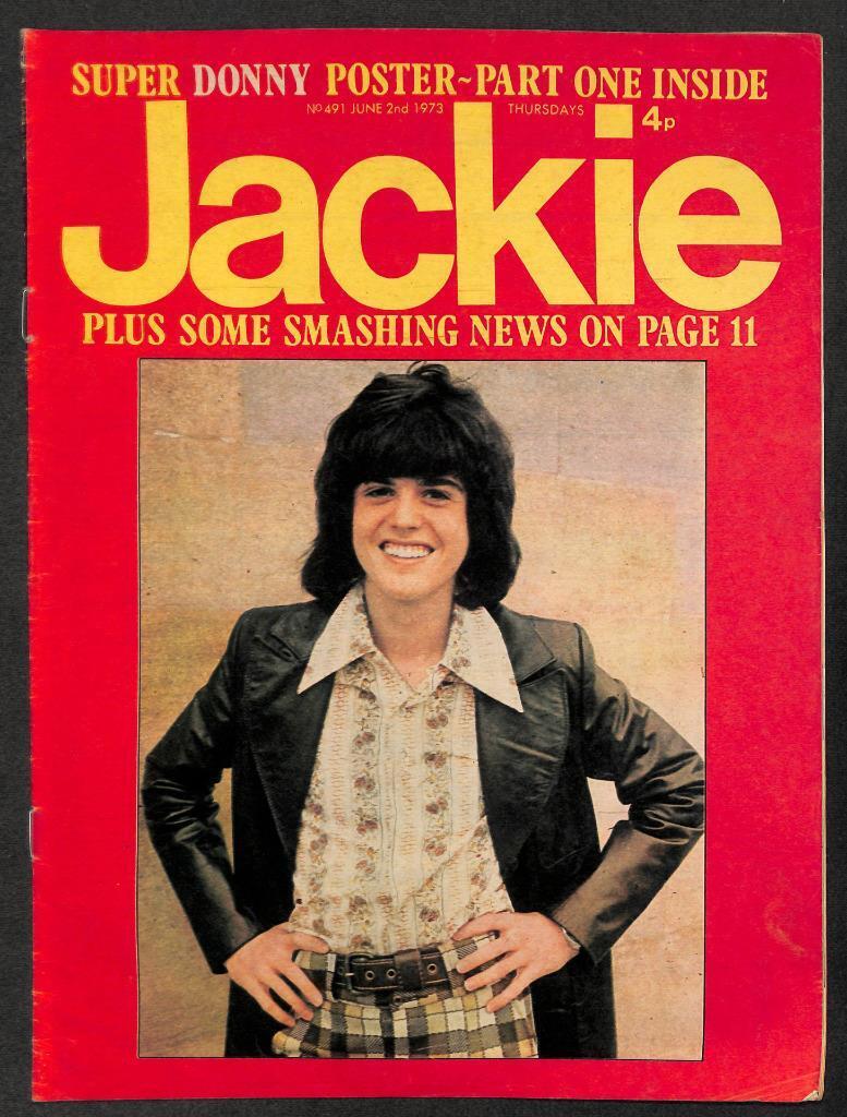 Vintage Jackie Magazine Donny Osman Don Mclean Rod Stewart Peter Doyle (MZ074)