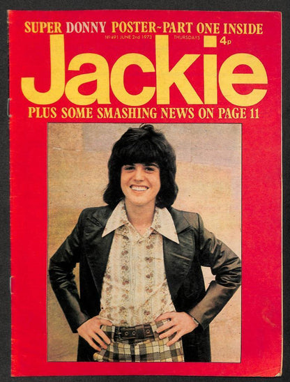 Vintage Jackie Magazine Donny Osman Don Mclean Rod Stewart Peter Doyle (MZ074)