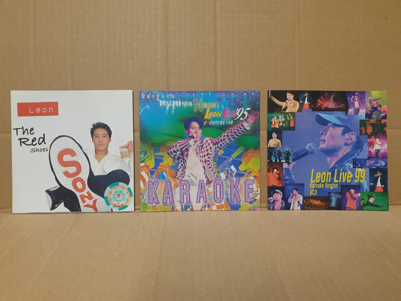 HK Leon Lai 黎明 Chinese 4x (CD+VCD) + VCD + (2x VCD) Set Lot Of 6 (FCS10367) I