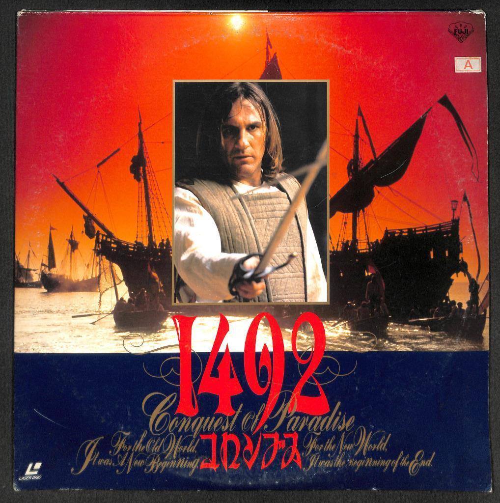 Movie 1492 Conquest Of Paradise Gérard Depardieu G/F Japan 2x Laserdisc LD1464