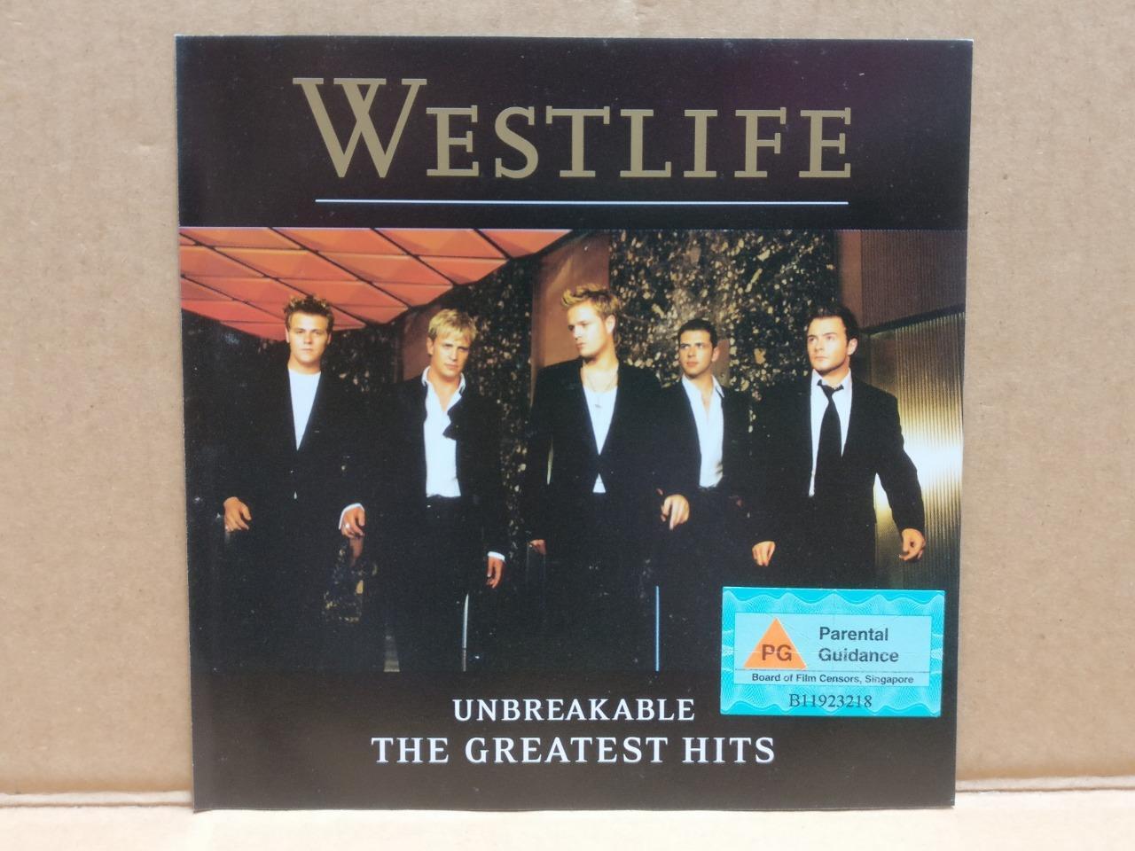 Westlife Unbreakable Greatest Hits Singapore Censor Sticker Video 2x VCD FCS9601