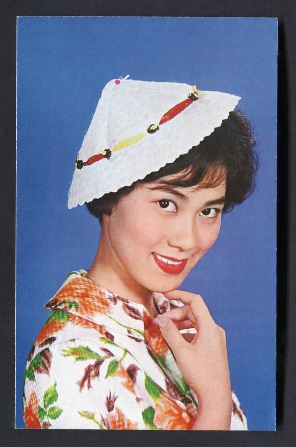  Actress Bai Lu Ming Singapore Pretty Woman Color Photo Card Not Postcard PC642