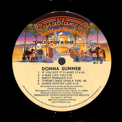 Donna Summer Once Upon A Time 1977 Rare Hong Kong G/F English 2x LP ELP2383