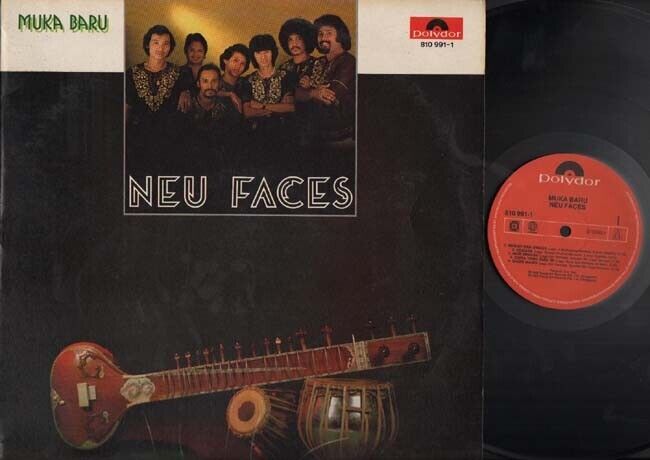 Rare Singapore Malay Band Neu Faces 1983 Indian Instruments Polygram LP MLP188