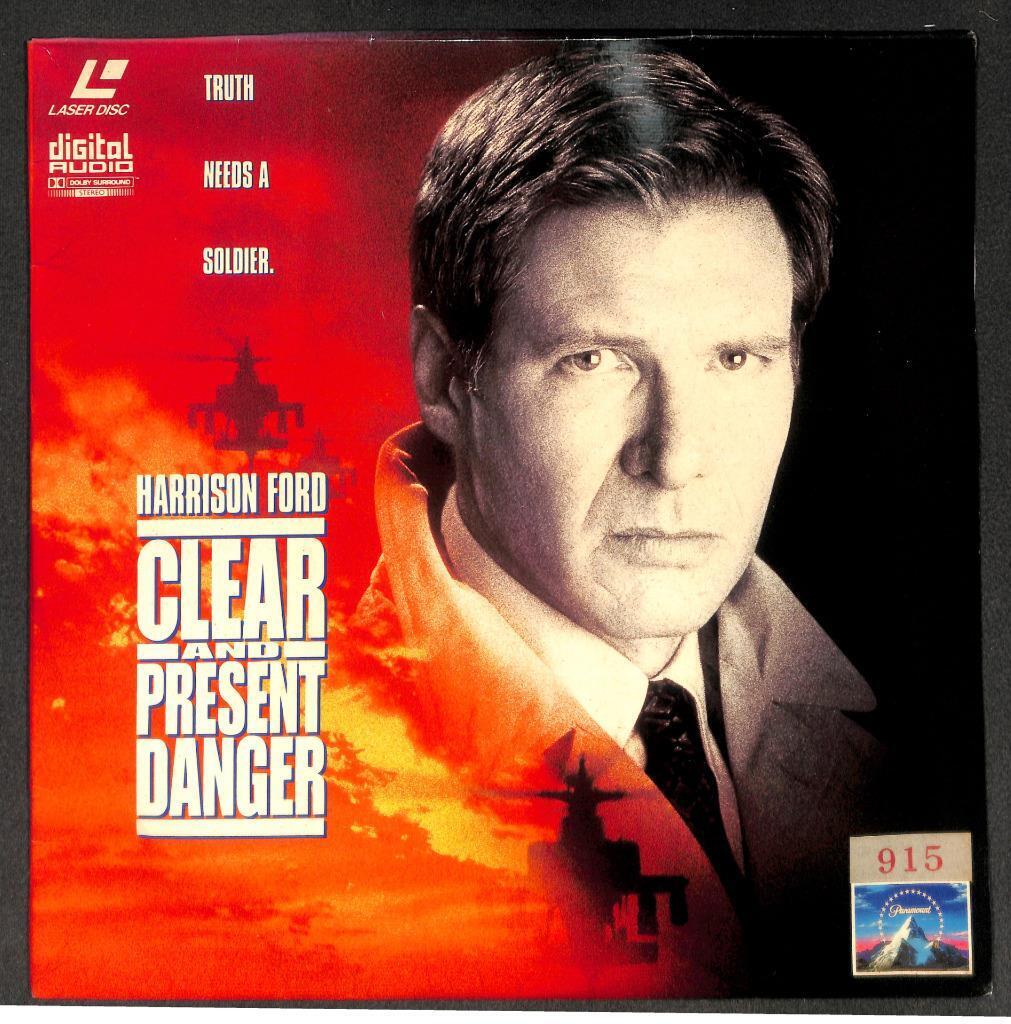 Movie Clear And Present Danger Harrison Ford Japan Singapore 2x Laserdisc LD1711