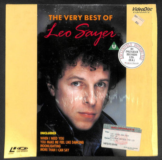 The Very Best Of Leo Sayer With Singapore Censor Sticker Japan Laserdisc LD1482