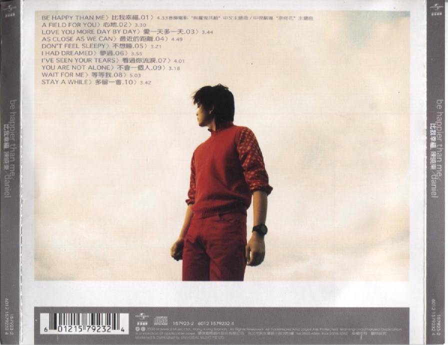 Hong Kong Daniel Chen 陳曉東 Mega Rare Autograph Signed Singapore CD FCS3772