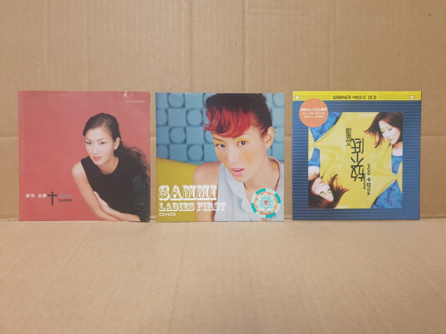 Sammi Cheng  郑秀文 鄭秀文 Chinese CD+(CD+VCD)+3xVCD, etc Set LOT Of 11 (FCS10351) L